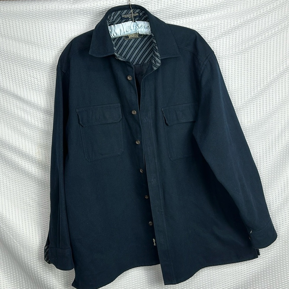 Levi’s Button Down Lining Shirt Jacket Size M - image 3